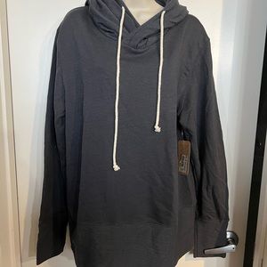 XL mens pull over hoodie no pockets sustainable clothing Thoughts 4 Threads